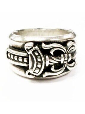 Chrome Hearts Dagger Ring Silver Aa